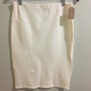 White Pencil Skirt - Item#16